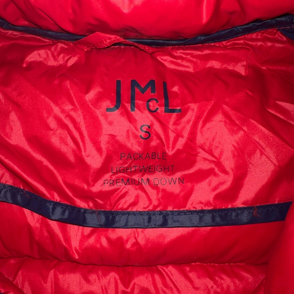 J. Mclaughlin Red Down Packable Down Vest - image 7